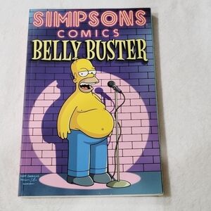 Simpsons Comics Belly Buster First Edition By Matt Groening
